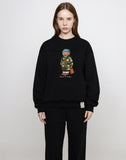 Blue Beanie Dog Perito Sweatshirt