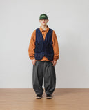 [AG] Round Rib Fatigue Balloon Pants