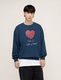 Street Drawing Heart Smile Sweatshirt