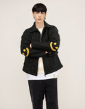 Elbow Smile Drawing Bookle Embroidery Double Paper Jacket