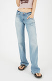 True stitch low rise denim pants