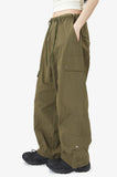 Over size stopper snap cargo pants