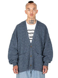 Clam Patterned Mohair Cardigan