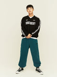 wave logo fleece pants