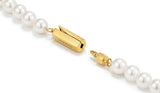 H edition Silver White Pearl Bead Necklace