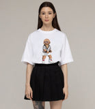 Tennis Dog Striper Short Sleeve Tee