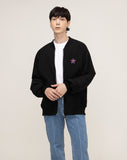 Zipper Regic Purple Flower MA-1 Flight Jacket