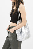 Basket line big shoulder bag