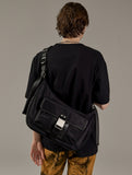 BUCKLE STRAP HOBO BAG