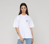 Small Double Drawing Smile Short Sleeve Tee