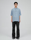 E21 Western Short-sleeved Linen Shirt