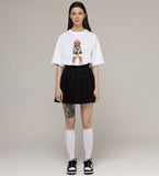 Tennis Dog Striper Short Sleeve Tee
