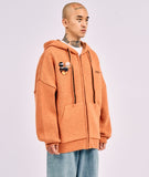 [PBA] DBOF Wool Knit Zip-Up Hoodie