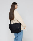 Daisy Bouquet Bear Embroidered Crossbody Messenger Bag