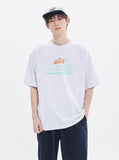 ORANGE LOGO SLOGAN TEE