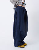 Bio cotton dart balloon wide pants