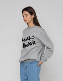 [UNISEX] Drawing Logo Smile Sweatshirt