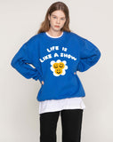 [UNISEX] Twin Flower Smile Sweatshirt