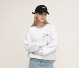 Small Rainbow Life Smile Logo Sweatshirt