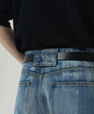 RAINY BRUSHED DENIM PANTS