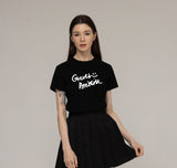 Drawing Logo Smile Slim Short Sleeve Tee