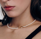 Noailles 14K Freshwater Pearl Bead Necklace 4mm