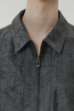 CREASE CRACK HALF ZIPPER SHIRTS