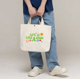 Life Logo Multi Smile Two-Way Eco Bag
