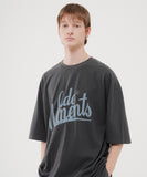 Crack texture short sleeve T-shirt