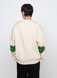 Elbow Leaf Smile Heart Sweatshirt