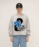 [UNISEX] Flower Lady Abstract Sweatshirt