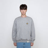 Checkerboard Small Flower Sweatshirt