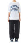 COLLEGE LOGO HALF KNIT