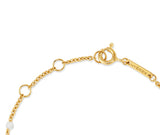 Colombed'Or Color Silver Clover Ball Chain Bracelet