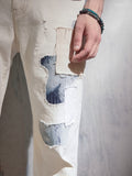 CREAMY WHITE OASIS DENIM PANTS