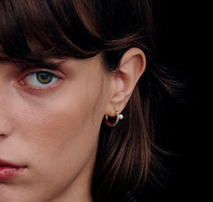 【HYERES LOR】Noailles antique pearl in-ear ear cuffs_full HYÈRES LOR (イエールロール ) - Noailles Silver Antique Pearl