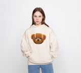 Big OF Bear Embroidery Hoodie