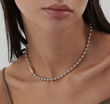 H edition silver (C) choker necklace