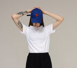[UNISEX] Heart Logo Smile Embroidery Ball Cap