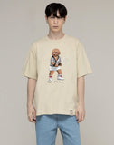 Tennis Dog Striper Short Sleeve Tee