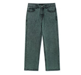 OVERDYED ACID DENIM PANT [BLUE]