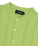 DIAMOND HALF KNIT POLO