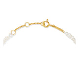 Colombed'Or Silver pearl chain anklet