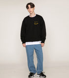 OF GRAVER AN Logo Smile White Clip Sweatshirt