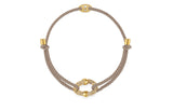 Erite23 SV(Y) Pave String Bracelet Beige