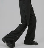 E86 Flare Layered Stud Pants