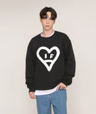 [UNISEX] Big Heart Smile Spray Sweatshirt