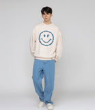 [UNISEX] Multi Flower Dot Smile Sweatshirt