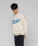 [UNISEX] Baseball Logo Flower Smile Sweatshirt