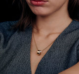 Noailles silver antique pearl point necklace mix